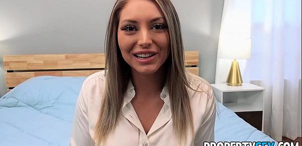  PropertySex Real Estate Agent with Natural Boobs Makes Sex Video with Client